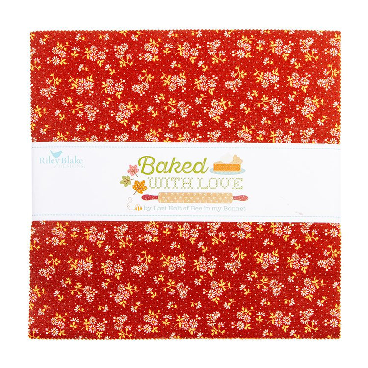 Baked With Love 10" Stacker by Lori Holt for Riley Blake Deisgn Fabrics - 10-17780-42 - 42 pieces