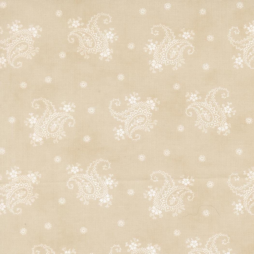 Breathtaking Blues Paisley Ecru by 3 Sisters for Moda Fabrics - 44405 12