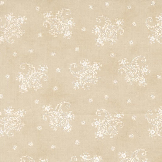 Breathtaking Blues Paisley Ecru by 3 Sisters for Moda Fabrics - 44405 12