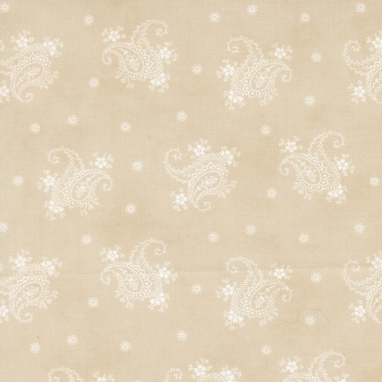 Breathtaking Blues Paisley Ecru by 3 Sisters for Moda Fabrics - 44405 12