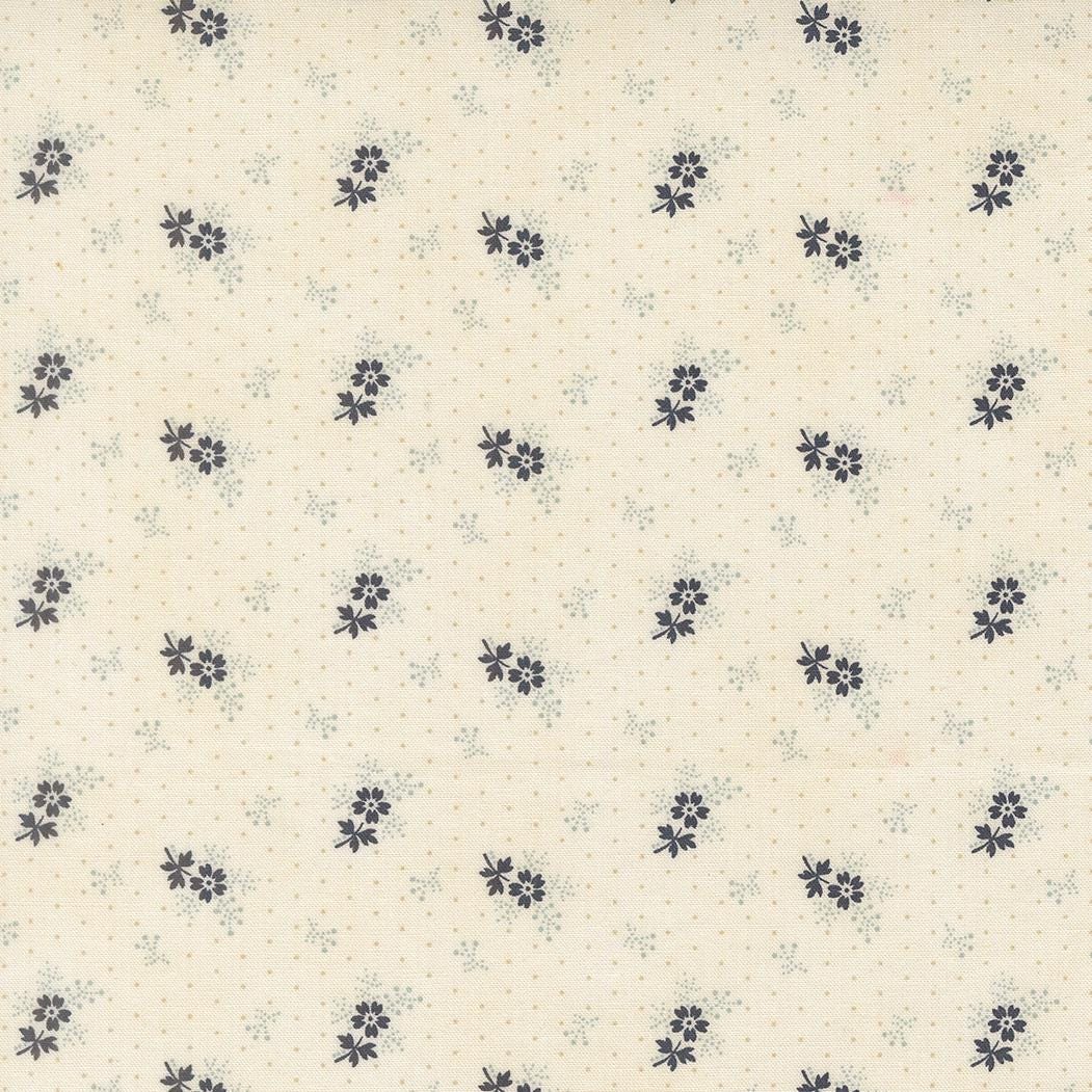 Breathtaking Blues Little Flower Small Floral Porcelain by 3 Sisters for Moda Fabrics - 44406 11