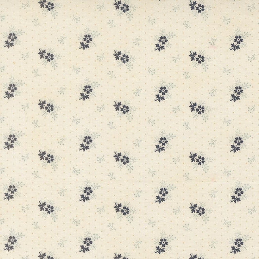 Breathtaking Blues Little Flower Small Floral Porcelain by 3 Sisters for Moda Fabrics - 44406 11