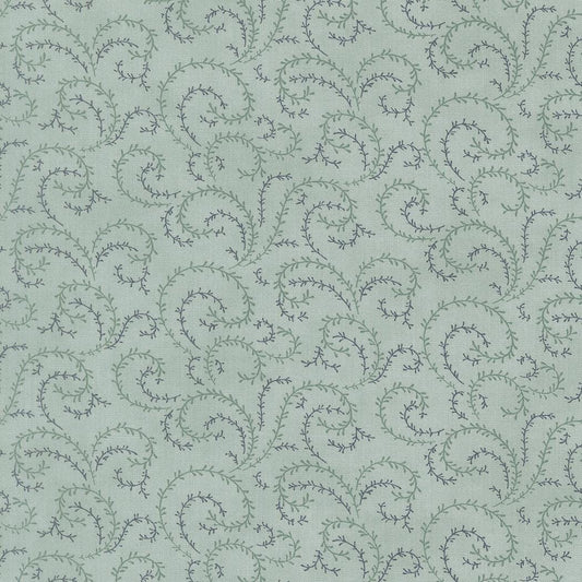 Breathtaking Blues Vine Blenders Sky by 3 Sisters for Moda Fabrics - 44407 13