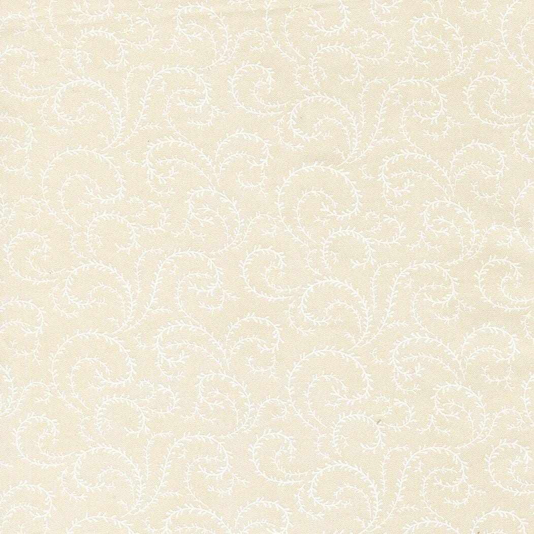 Breathtaking Blues Vine Blenders Porcelain White by 3 Sisters for Moda Fabrics - 44407 21