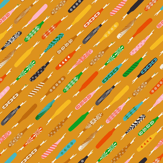 1 800 Notion Seam Rippers Novelty Retro Vintage Sewing Notions Honey by Ruby Star Society for Moda Fabrics - RS5210 14