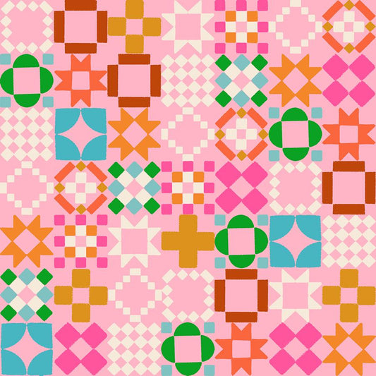 1 800 Notion Quilty As Charged Novelty Retro Vintage Blocks Patchwork Posy by Ruby Star Society for Moda Fabrics - RS5215 13