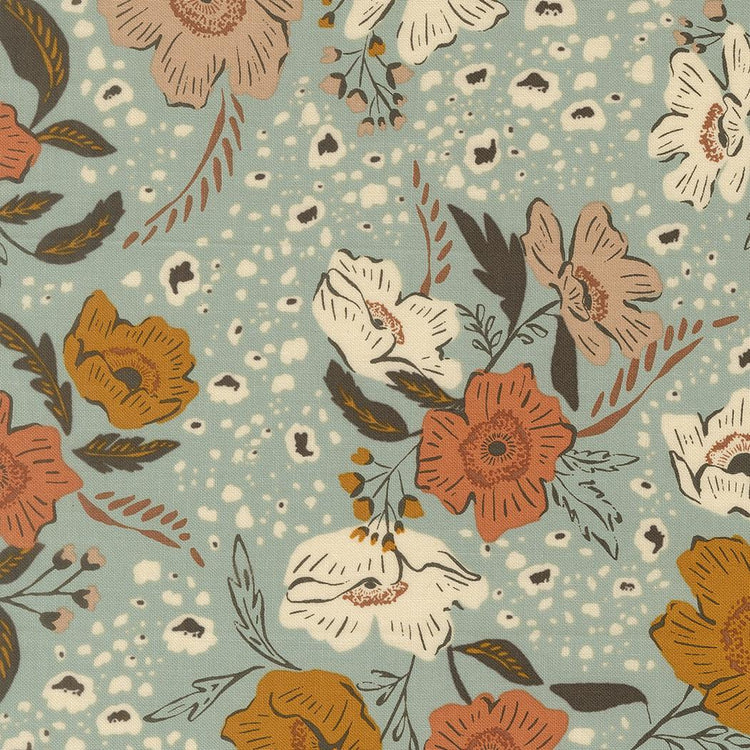 Wellspring Flora Flourish Florals Storm by Fancy That Design House for Moda Fabrics - 45670 16
