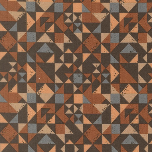 Wellspring Quilt Blocked Geometrics Charcoal by Fancy That Design House for Moda Fabrics - 45673 19
