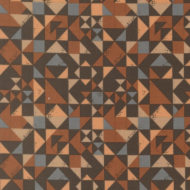 Wellspring Quilt Blocked Geometrics Charcoal by Fancy That Design House for Moda Fabrics - 45673 19