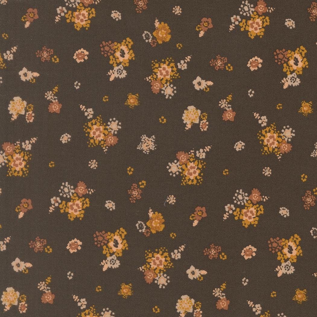 Wellspring Micro Bloom Small Floral Charcoal by Fancy That Design House for Moda Fabrics - 45675 19