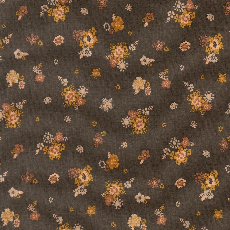 Wellspring Micro Bloom Small Floral Charcoal by Fancy That Design House for Moda Fabrics - 45675 19