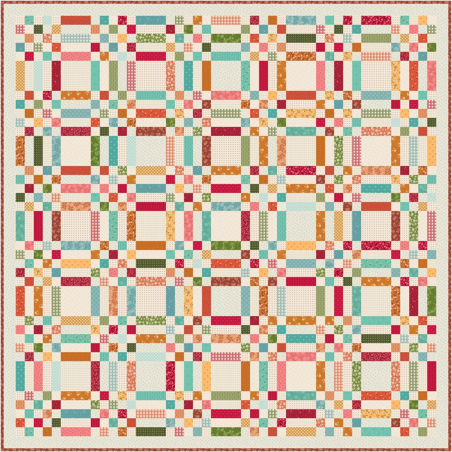 Picnic Quilt Kit in Baked With Love fabric by Riley Blake Designs - quilt kit with pattern