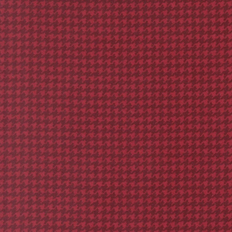 Flannel Gatherings Hounds Tooth Blenders Basic Brick by Primitive Gatherings for Moda Fabrics - 49340 20F