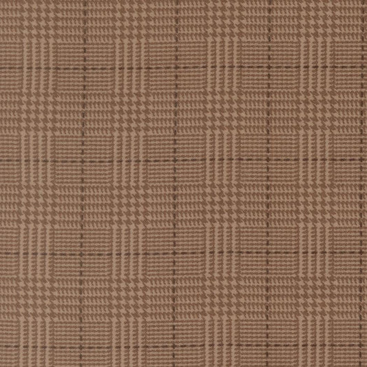 Flannel Gatherings Plaid Checks and Plaids Basic Taupe by Primitive Gatherings for Moda Fabrics - 49341 17F