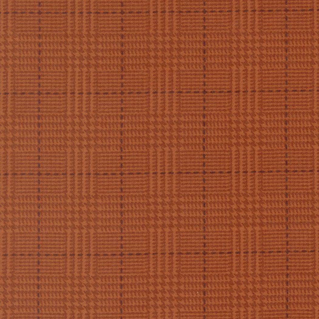 Flannel Gatherings Plaid Checks and Plaids Basic Pumpkin by Primitive Gatherings for Moda Fabrics - 49341 19F