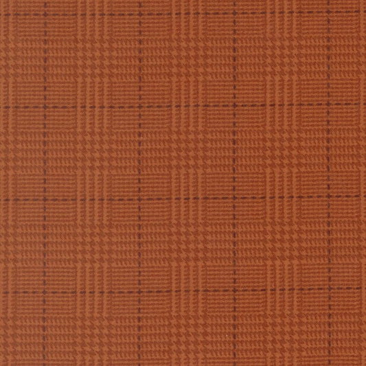 Flannel Gatherings Plaid Checks and Plaids Basic Pumpkin by Primitive Gatherings for Moda Fabrics - 49341 19F