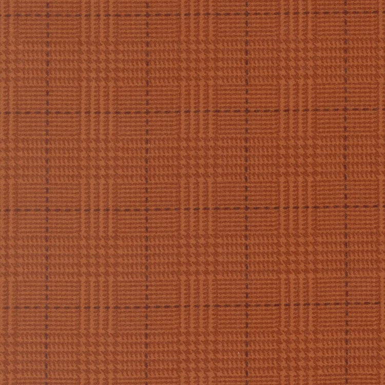 Flannel Gatherings Plaid Checks and Plaids Basic Pumpkin by Primitive Gatherings for Moda Fabrics - 49341 19F