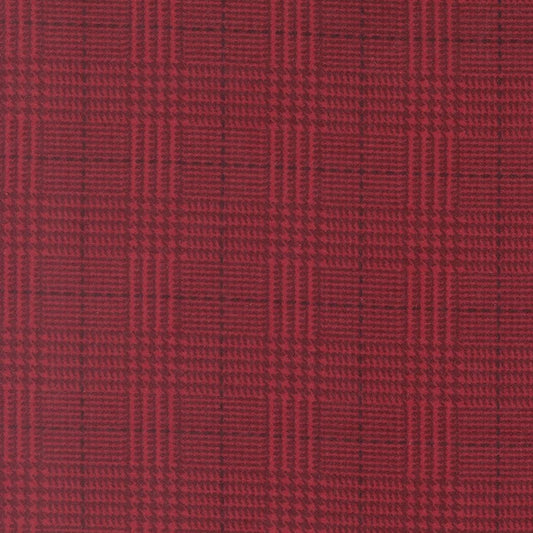 Flannel Gatherings Plaid Checks and Plaids Basic Brick by Primitive Gatherings for Moda Fabrics - 49341 20F