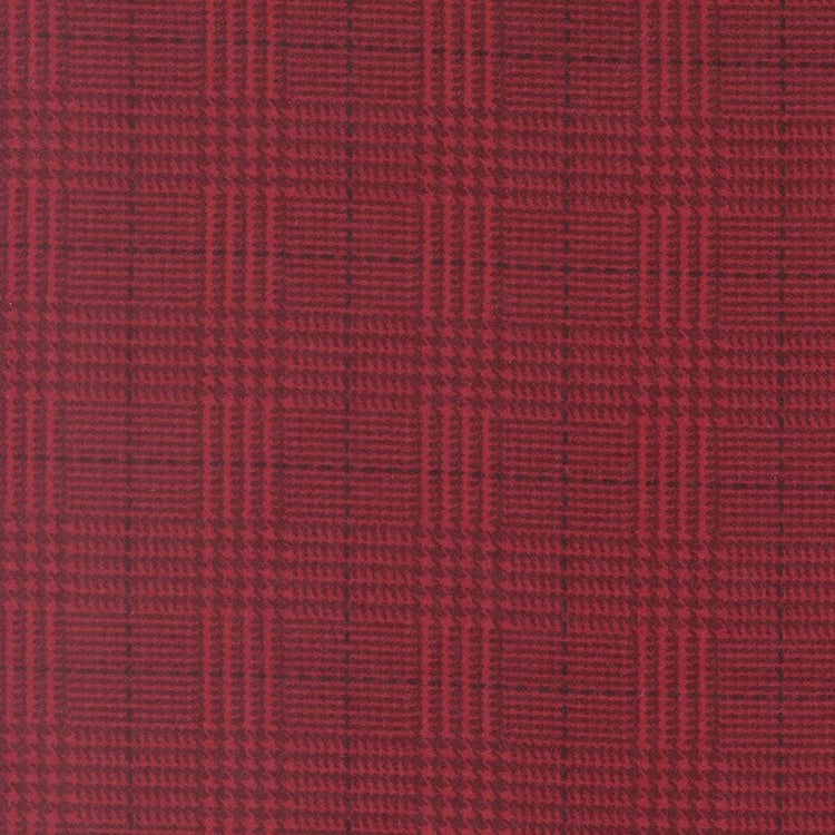 Flannel Gatherings Plaid Checks and Plaids Basic Brick by Primitive Gatherings for Moda Fabrics - 49341 20F