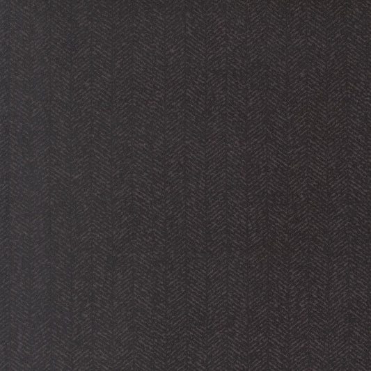Flannel Gatherings Herringbone Basic Blackbird by Primitive Gatherings for Moda Fabrics - 49342 16F