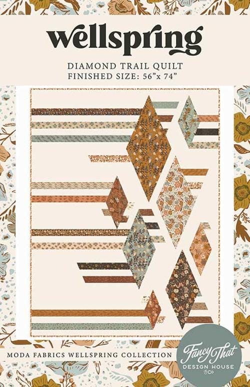 Wellspring Diamond Trail Quilt Pattern by Fancy That Design House - FTD 254