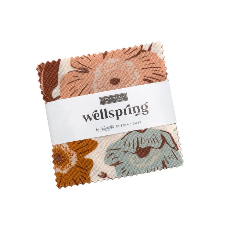 Wellspring Mini Charm by Fancy That Design House for Moda Fabrics - 45670MC - 42 Assorted pieces