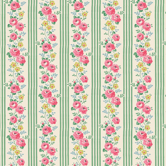 Cath Kidston® Signature Collection Stripe Green by Cath Kidston® for Riley Blake Designs - C18372-GREEN