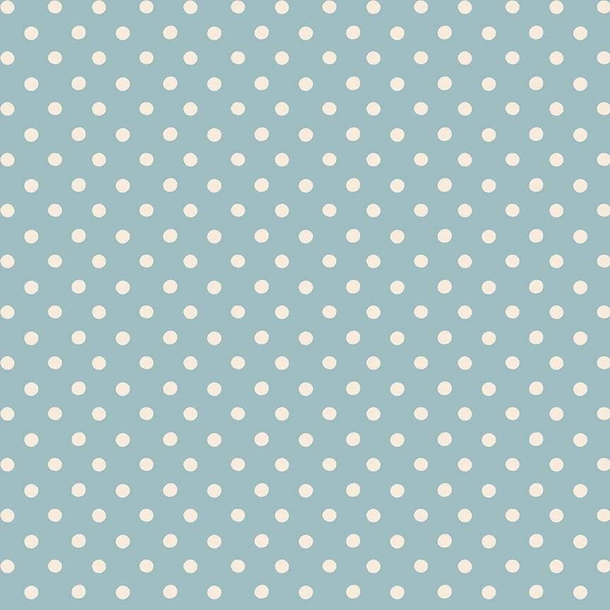 Cath Kidston® Signature Collection Button Spot Blue by Cath Kidston® for Riley Blake Designs - C18374-BLUE