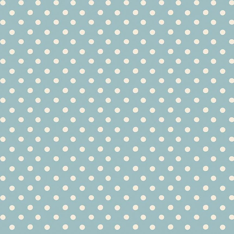 Cath Kidston® Signature Collection Button Spot Blue by Cath Kidston® for Riley Blake Designs - C18374-BLUE