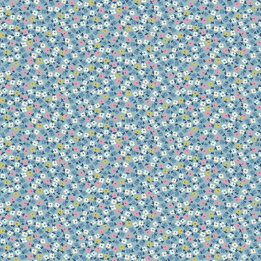 Cath Kidston® Signature Collection Teeny One Blue by Cath Kidston® for Riley Blake Designs - C18376-BLUE