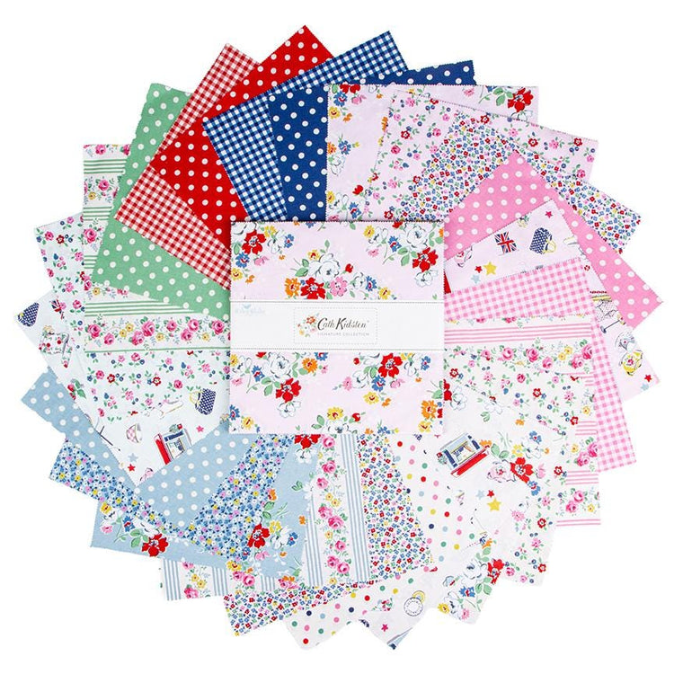 Cath Kidston® Signature Collection 10" Stacker by Cath Kidston® for Riley Blake Deisgn Fabrics - 10-18370-42 (42 pieces)