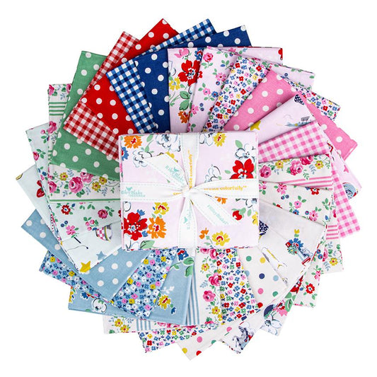 Cath Kidston® Signature Collection Fat Quarter Bundle by Cath Kidston® for Riley Blake Designs - FQ-18370-24 (24 pieces)