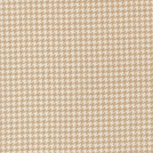 Flannel Gatherings Hounds Tooth Blenders Basic Cream by Primitive Gatherings for Moda Fabrics - 49340 11F