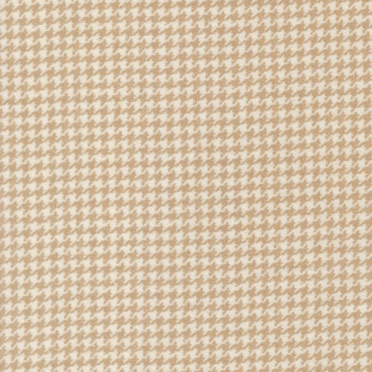 Flannel Gatherings Hounds Tooth Blenders Basic Cream by Primitive Gatherings for Moda Fabrics - 49340 11F