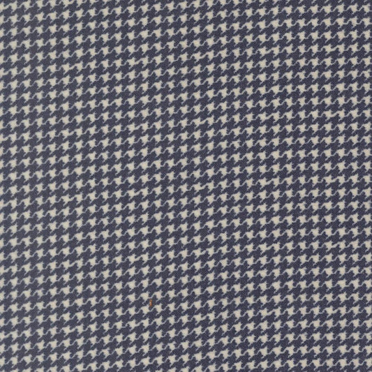 Flannel Gatherings Hounds Tooth Blenders Basic Lake by Primitive Gatherings for Moda Fabrics - 49340 23F