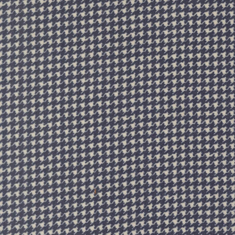 Flannel Gatherings Hounds Tooth Blenders Basic Lake by Primitive Gatherings for Moda Fabrics - 49340 23F