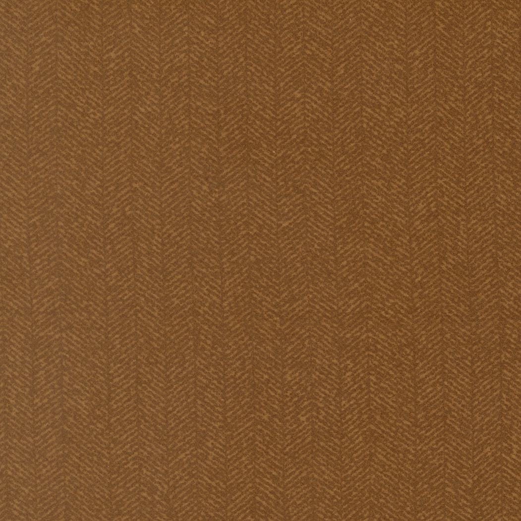 Flannel Gatherings Herringbone Basic Mustard by Primitive Gatherings for Moda Fabrics - 49342 18F