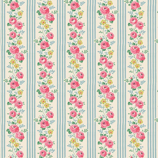 Cath Kidston® Signature Collection Stripe Blue by Cath Kidston® for Riley Blake Designs - C18372-BLUE