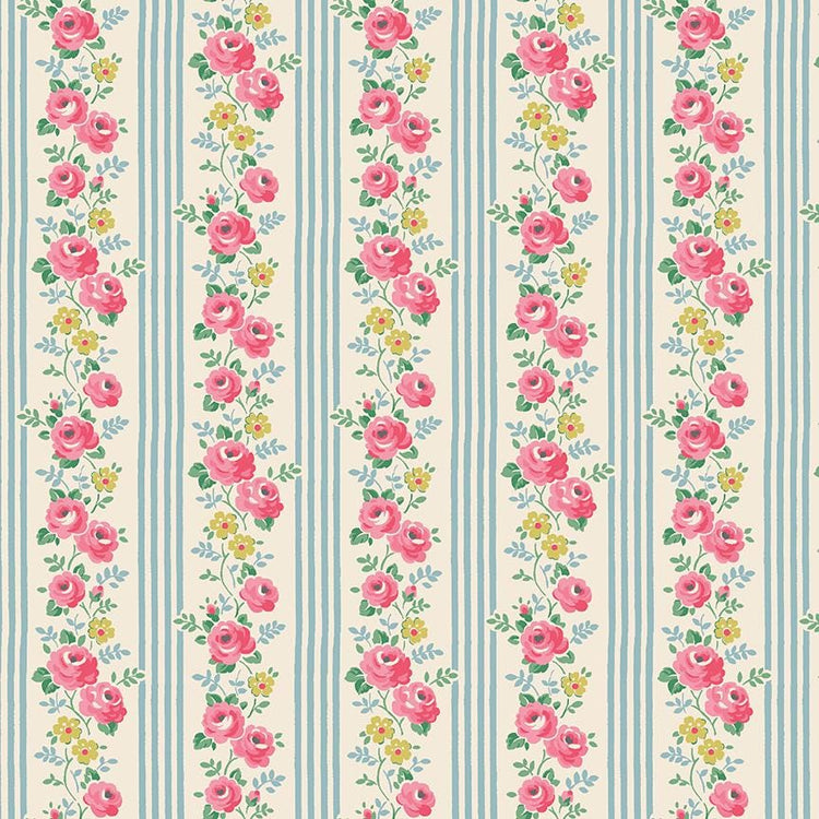 Cath Kidston® Signature Collection Stripe Blue by Cath Kidston® for Riley Blake Designs - C18372-BLUE
