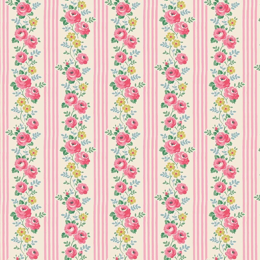 Cath Kidston® Signature Collection Stripe Pink by Cath Kidston® for Riley Blake Designs - C18372-PINK