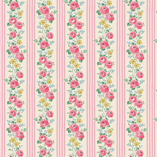 Cath Kidston® Signature Collection Stripe Pink by Cath Kidston® for Riley Blake Designs - C18372-PINK