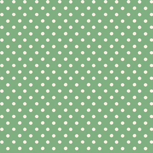 Cath Kidston® Signature Collection Button Spot Green by Cath Kidston® for Riley Blake Designs - C18374-GREEN