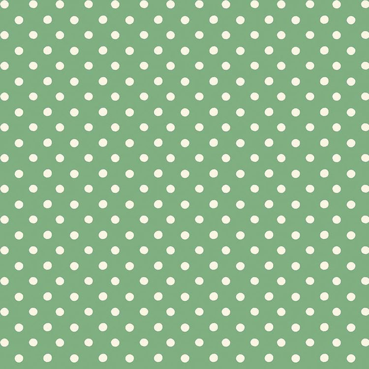 Cath Kidston® Signature Collection Button Spot Green by Cath Kidston® for Riley Blake Designs - C18374-GREEN