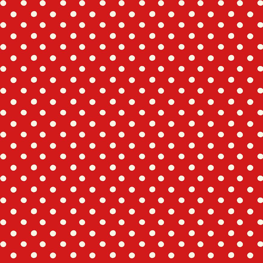 Cath Kidston® Signature Collection Button Spot Red by Cath Kidston® for Riley Blake Designs - C18374-RED