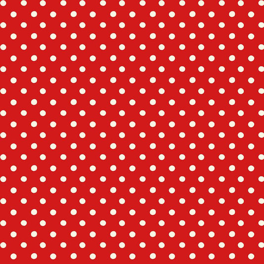 Cath Kidston® Signature Collection Button Spot Red by Cath Kidston® for Riley Blake Designs - C18374-RED