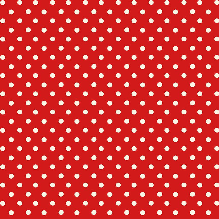 Cath Kidston® Signature Collection Button Spot Red by Cath Kidston® for Riley Blake Designs - C18374-RED