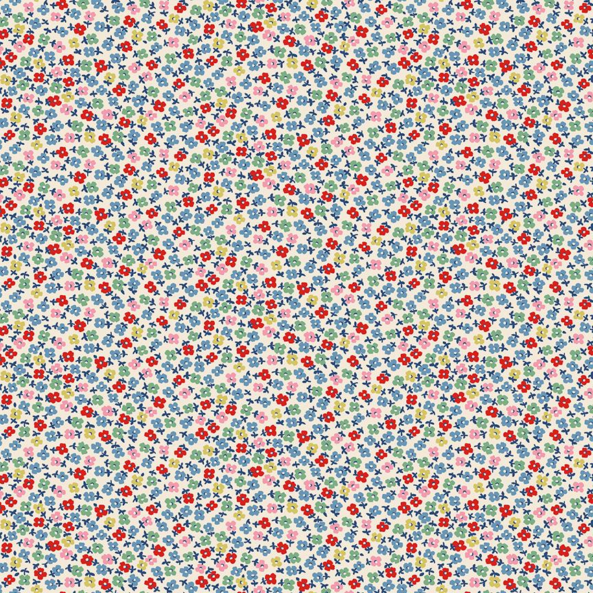 Cath Kidston® Signature Collection Teeny One Cream by Cath Kidston® for Riley Blake Designs - C18376-CREAM