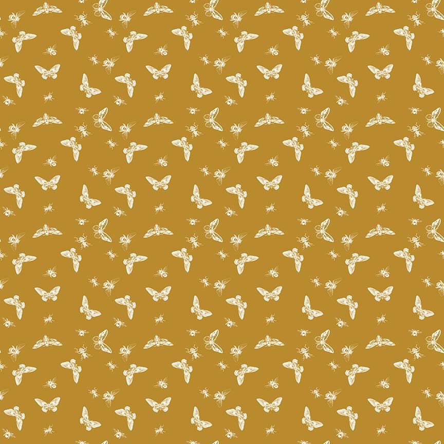 Petals & Hazel Flutter Butterscotch by Simple Simon and Company for Riley Blake Designs - C18224-BUTTERSCOTCH