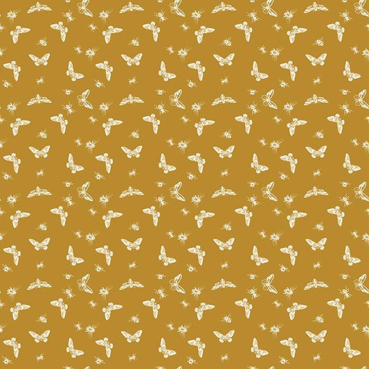 Petals & Hazel Flutter Butterscotch by Simple Simon and Company for Riley Blake Designs - C18224-BUTTERSCOTCH