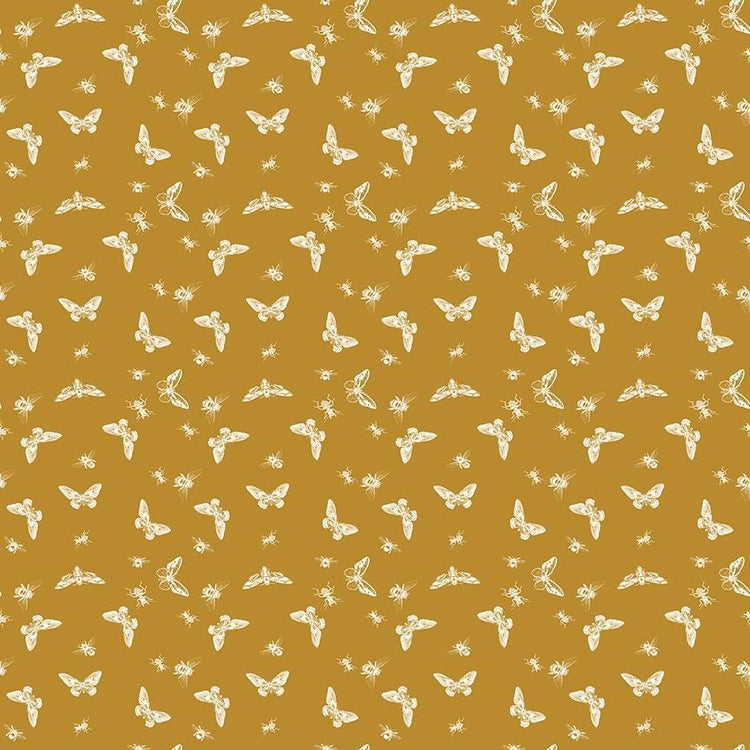 Petals & Hazel Flutter Butterscotch by Simple Simon and Company for Riley Blake Designs - C18224-BUTTERSCOTCH